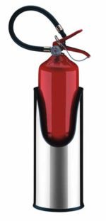 SUPORTE INOX PARA EXTINTOR