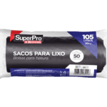 Limpeza sacos superpro 105 litros